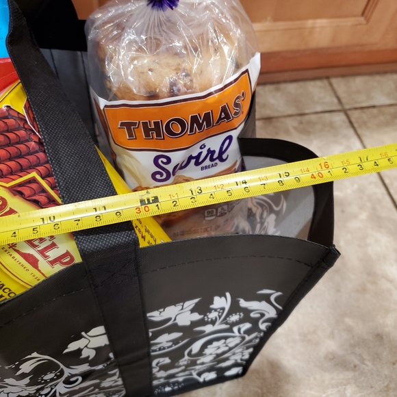 HUGE Tote Bag in Blue & White NWT - Picture 6 of 8